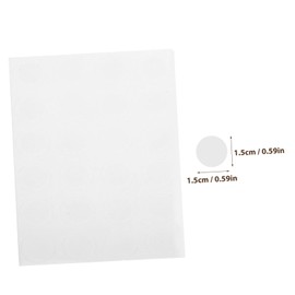 ULTECHNOVO 10 Sheets UV Detection Stickers UV Testing Stickers Sun Stickers Ray Stickers Indicator Stickers Face Stickers Small UV Dot Decals UV Patch Circle Stickers Color Changing Stickers