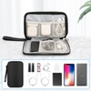 Double Layer Electronic Organiser, Travel Cable Bag, Portable Electronic Storage