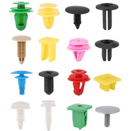 KIMISS 400pcs Assorted Plastic Car Door Trim Clip Bumper Fastener Retainer Rivet Push Pin Kit