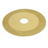 sourcingmap 100mm Diamond Coated Grinding Disc Glass Tile Cutting Wheel