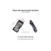 Ahijklmn Plastic Buckles,Plastic Side Release Buckle clips + Plastic Tri
