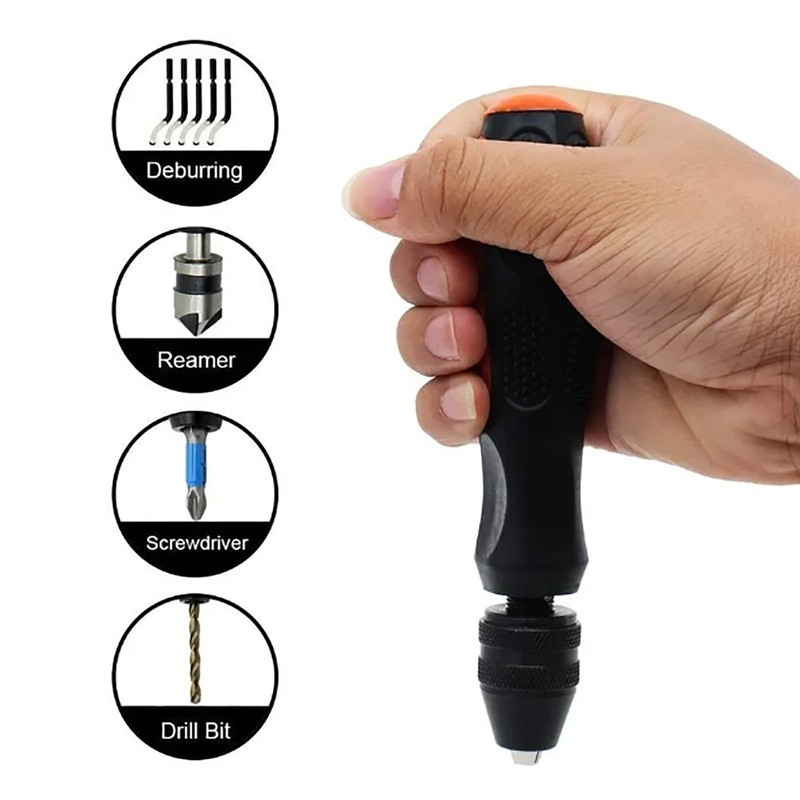 Yuentoen Vise Hand Drill, Hand Twist Drill Handheld Adjustable Pin