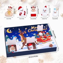 Christmas Advent Calendar, 24 Days Countdown Blind Box, Holiday Surprise Gift for Kids Teens Women