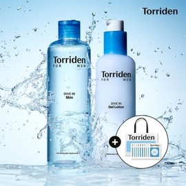 2-piece set Dive-in For Men Skin 300ml + Gel Lotion 200ml + (shopping bag + all-in-one 2ml X10 sheets) / 2종세트다이브인 포맨 스킨 300ml+젤로션 200ml +(쇼핑백+올인원 2ml X10매 증정)