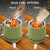 ONLYFIRE OUTDOOR LIVING 2-in-1 Smokeless Fire Pit with Pot Bracket