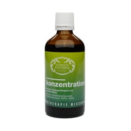 RATHAUS APOTHEKE WIEN Bud Extract - Gemmotherapy - Concentration | Plant Support for Memory & Focus | 100 ml Drops