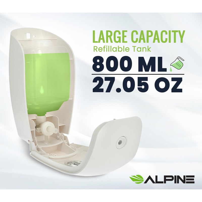 Alpine Manual Soap Dispenser Wall Mount - Commercial Soap Dispenser