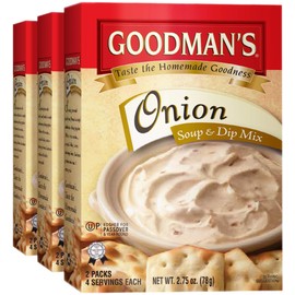Goodman's Onion Soup & Dip Mix KFP 2.75 Oz. Pack Of 3.