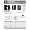 MS1638BLK Outdoor Quick Disconnect Wall Plate TV Mounts, Easy On/Off