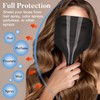 MHFOOU Barber Salon Faces Shields,Plastic Reusable Hairspray Face Protector Hairspray
