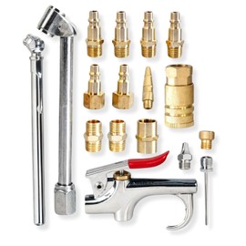LION TOOLS Kit Accesorios Aire Para Compresor De 17 Piezas Neumaticos