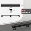 WEBANG 24 Inch Linear Shower Drain Rectangular Floor Drain with