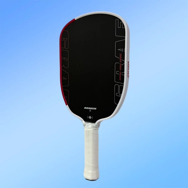 Toolzia Pro 16mm Pickleball Paddle Carbon Fiber Racket with Elongated