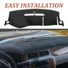 Icyhaws Dashboard Cover Dash Mat, Compatible with Chevy Tahoe Suburban