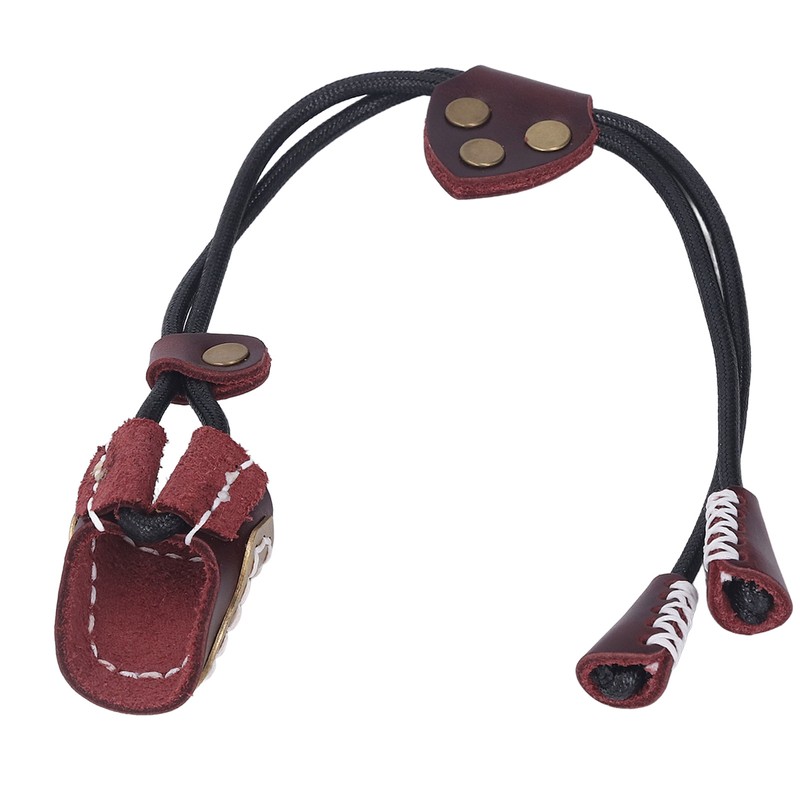 Archery Leather Finger Guard Comfortable Regulating Ergonomic Simple Use Archery