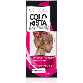 L'OREAL Coloration Temporary Hair Makeup #hotpinkhair