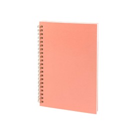 DSTELIN Pastel Pink Sketch Coil Notebooks, 1-Pack, 7.5 x 5.1 Inches, Hardcover with 1150GSM Cardstock, 100 Pages / 50 Sheets, 100GSM Paper