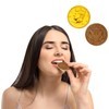 Gold Half-Dollar Milk Chocolate Coins Gelt, Made with Premium Belgian