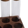 12pcs Coffee Bean Storage Tubes Glass Sealed Dosing Coffee Bean