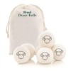 Wool Dryer Balls, Handmade Natural 100% Wool Tumble Dryer Balls,
