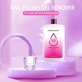 Gel Nail Polish Remover Quick & Easy 120ml/4.2fl.Oz Polish Remover for Nails With UV Gel Nail Pen,20 Packs Of Nail Polish Remover Pads