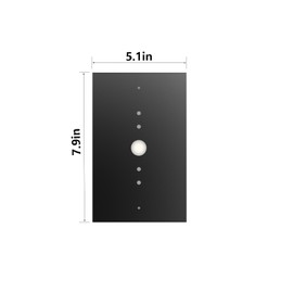 JHOTEC 6-in-1RGB Outdoor Wall Light Modern Wall Light with Music Rhythm LED Wall Light Outdoor Wall Sconce Outdoor bar Led Lights Corner Lighting and Indoor Wall lights Dual use IP65 Not Rust Aluminum