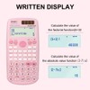 Scientific Calculators, IPEROT Pink Scientific Calculator 417 Function, Desktop Math