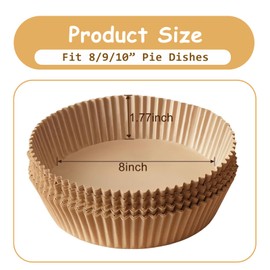 100pcs Parchment Paper for Pie Weights and Pans, Pie Crust Weights for Blind Baking blind Protector Pie Making Accessories