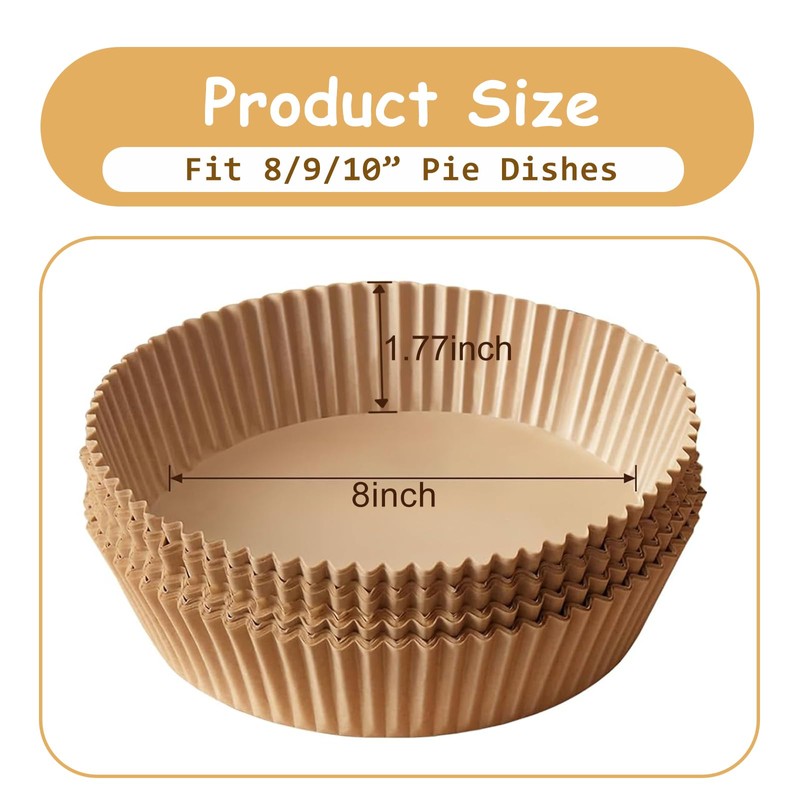 100pcs Parchment Paper for Pie Weights and Pans, Pie Crust