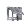 Hubbell-Bell MX3050S Flip Weatherproof 125-in-1 Universal Metal Device Cover, 3-Gang,
