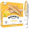 Nonni's Bakery Limone Biscotti Cookies, Individually Wrapped Coffee and Tea
