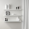 uxcell 12 Pcs Floating Shelf Brackets, Metal Hidden Shelf Support
