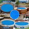 Kestnsee Hot Tub Spa Solar Bubble Cover Blanket for Round