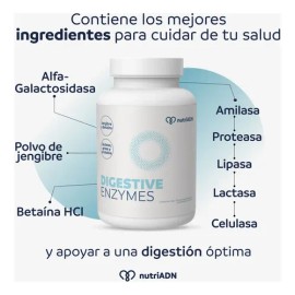 Enzimas Digestivas Probioticos 90 Cap Digestion Bienestar Sabor Sin Sabor