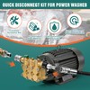 Pressure Washer Quick Connect Adapter Kit, M22 14mm to 3/8"