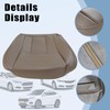 SecosAutoparts Oak Tan Front Driver or Passenger Side Bottom Leather