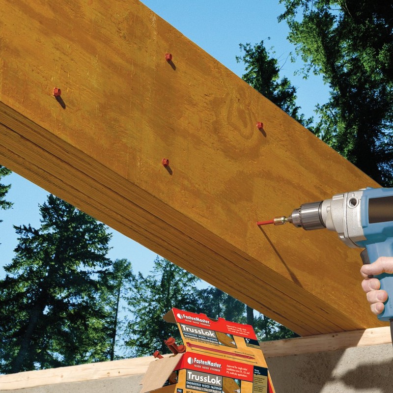 FastenMaster FMTSL005-50 TrussLOK Engineered Wood Fastener, 5 Inches, 50-Count, 5",