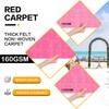 Pink Carpet Runner for Party, Premium 160 GSM Felt Non-Woven