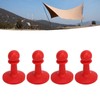 Alomejor 4Pcs Proof Camping Tent Poles Awning Rod Support Bar