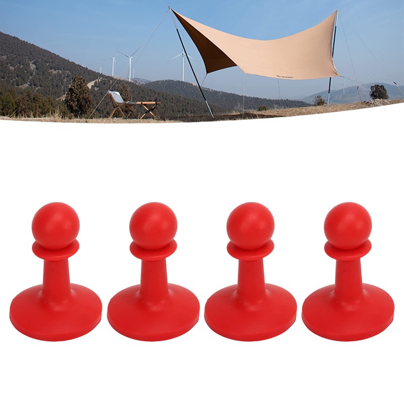 Alomejor 4Pcs Proof Camping Tent Poles Awning Rod Support Bar
