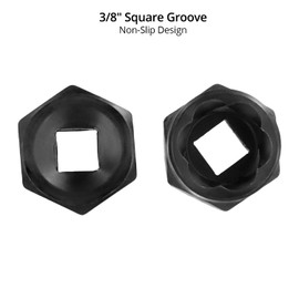 QWORK® 15-Piece Screw and Nut Remover Set, Screw Extractor, Ideal for Removing Rusty, Worn, Screws, Bolts