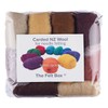 The Felt Box Needle Felting Wool Carded Batts Shade Pack