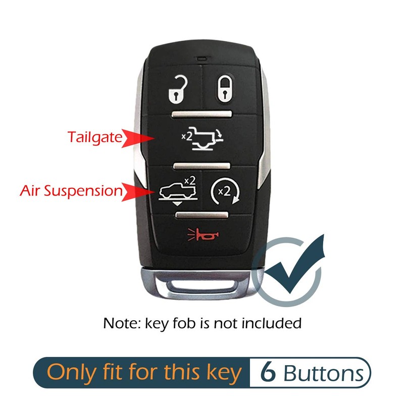 GFDesign 2 Pcs Silicone Key Fob Cover Remote Case Keyless
