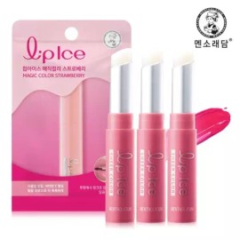 Lipice 립아이스 매직컬러 스트로베리 2g x3개 Lip Ice Magical Color Strawberry 2g x 3pcs [Basic Product]
