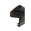 WRS .650" Q-Lon Door Seal/Weatherstripping with Kerf Mount - Black
