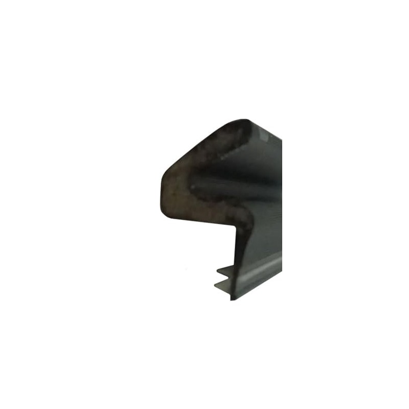 WRS .650" Q-Lon Door Seal/Weatherstripping with Kerf Mount - Black