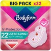 Bodyform Ultra Long Sanitary Towels with Wings 22 Per Pack