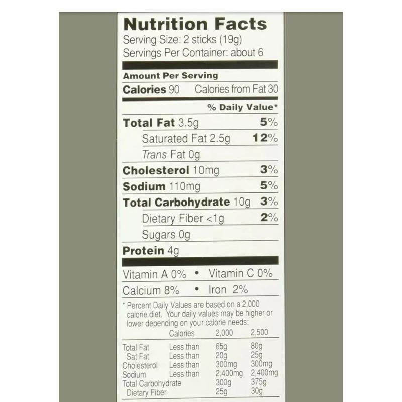 Trader Joe's 2 Packs Trader Joe's Cheese Sticks Cheddar Sharp