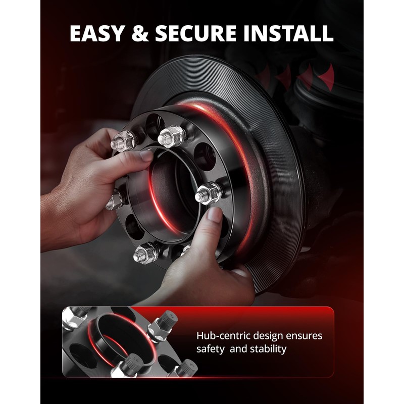 EVIL ENERGY 6x135 Wheel Spacers 1.25 inch Compatible with F150