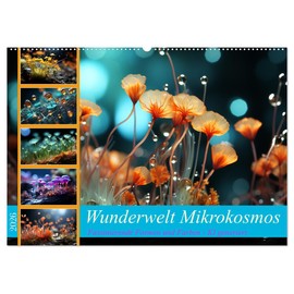 Wunderwelt Mikrokosmos (Wall Calendar 2026 DIN A2 Landscape), CALVENDO Monthly Calendar